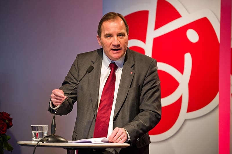 
				<![CDATA[Stefan Löfven, partiordförande för Sveriges socialdemokratiska arbetareparti. Fotograf: Anders Löwdin.]]>		