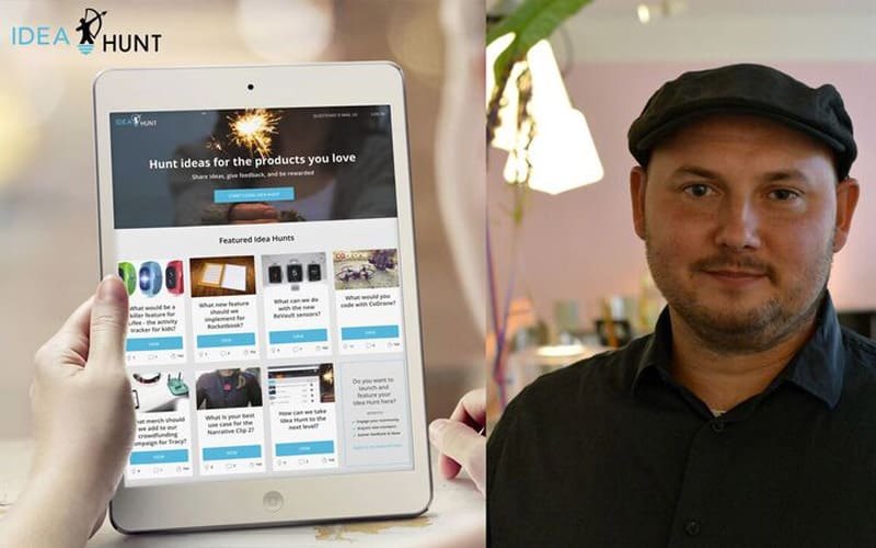 
				Elia Mörling har skapat plattformen Idea hunt för crowdsourcing.		