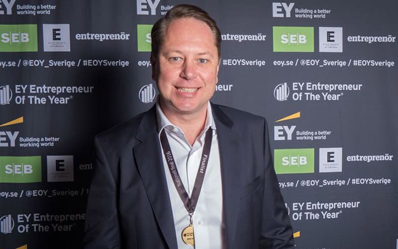 
				<![CDATA[Johan Löf har utsetts till Årets Entreprenör.  Foto: Jonas Borg]]>		