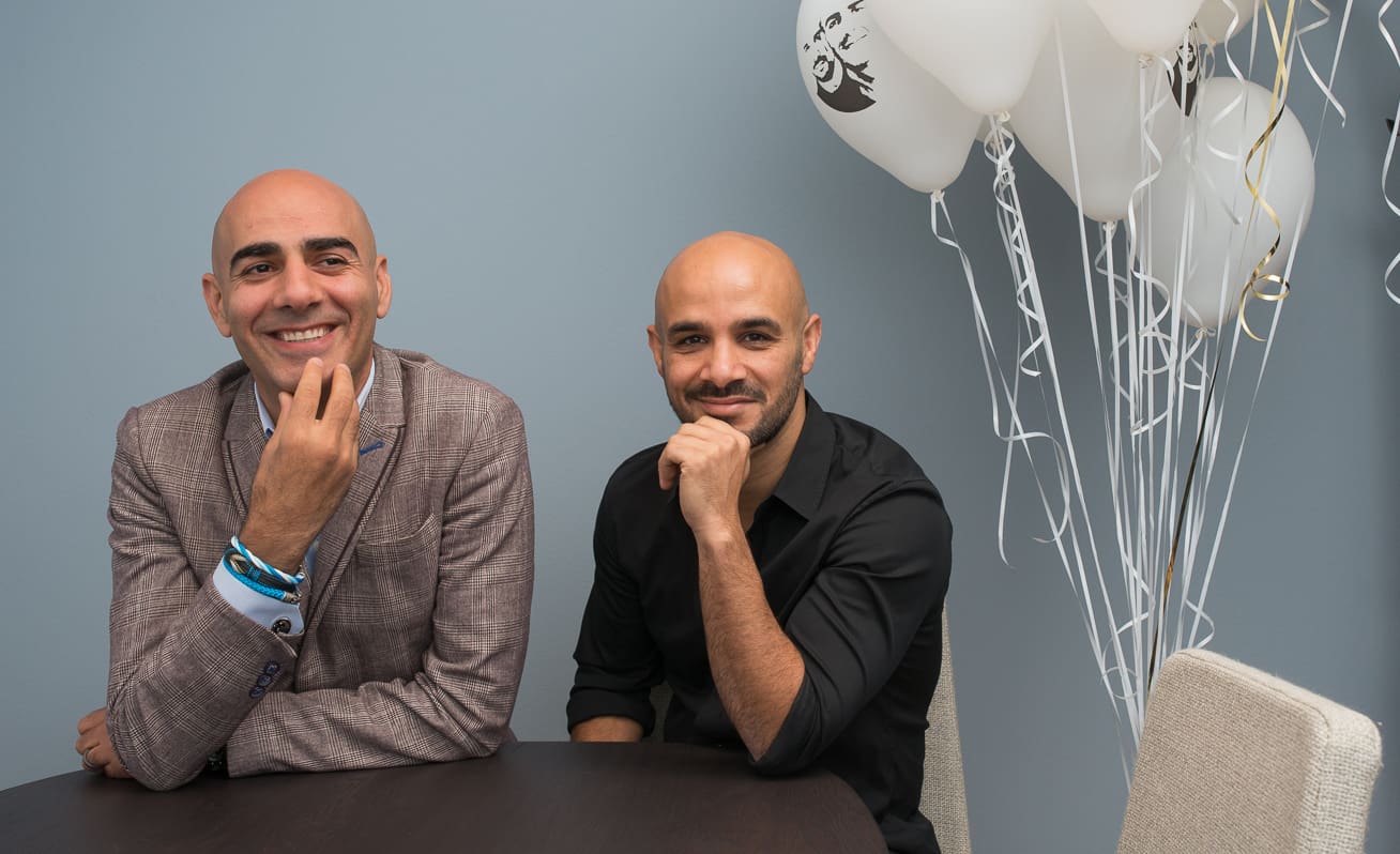 
				Saeid Esmaeilzadeh och Ashkan Pouya säljer sitt första bolag för miljardbelopp. FOTO HANS ALM		