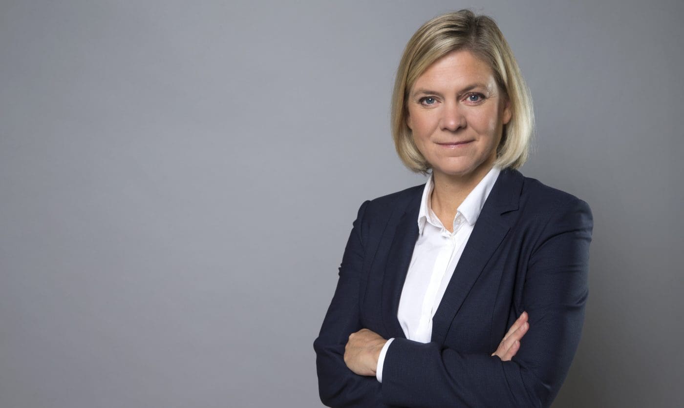 				Magdalena Andersson, finansminister. FOTO KRISTIAN POHL		