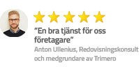 "En bra tjänst för oss företagare" Anton Ullenius, Trimero