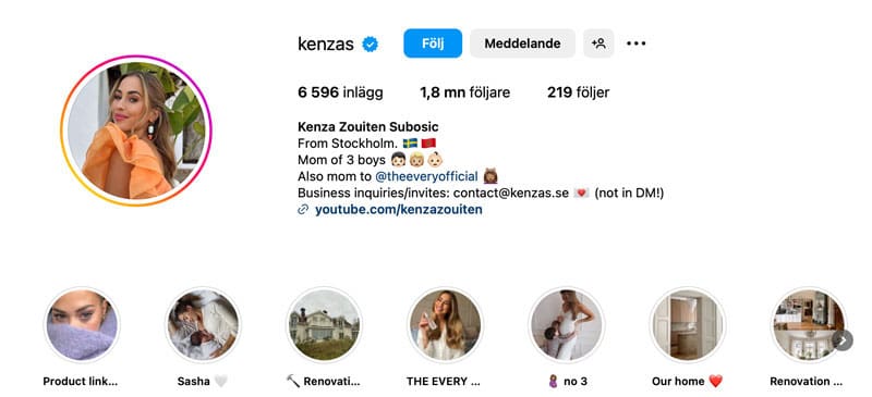 Kenzas – Hur mycket tjänar svenska influencers?